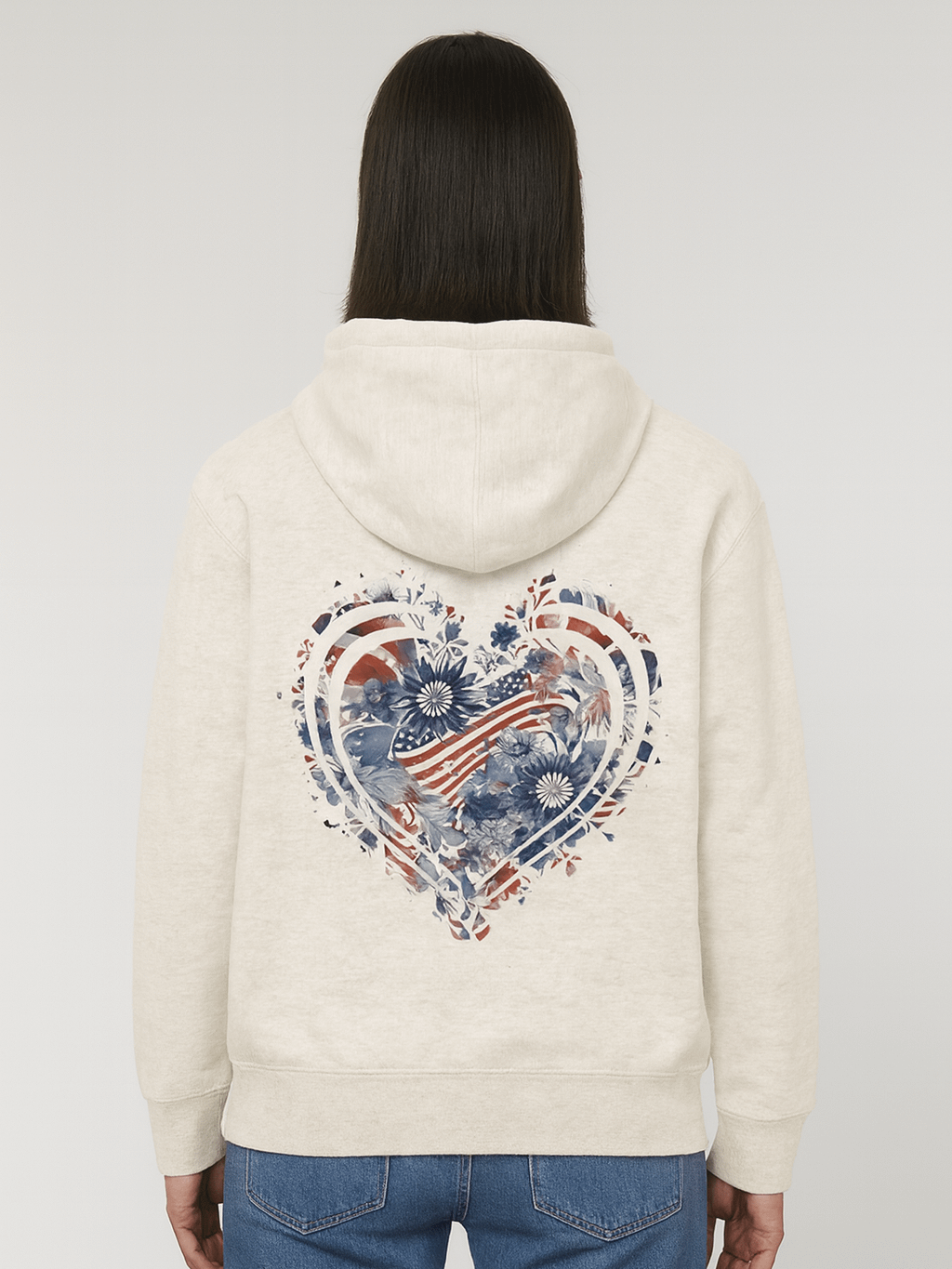 Floral Heart Unisex Premium Hoodie product image (1)
