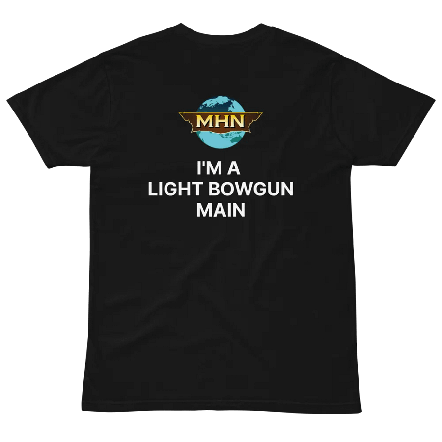 I'm A Light Bowgun Main MHN Emblem Unisex T-Shirt Black/Grey/Navy product image (10)