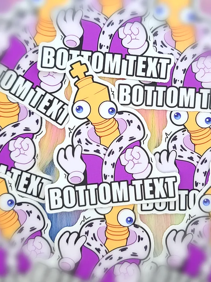 BOTTOM TEXT | Sticker product image (1)