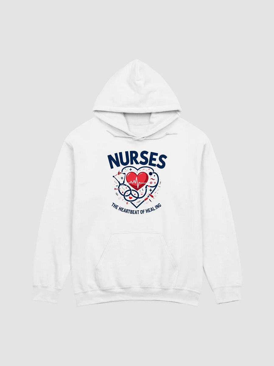 Heartbeat, Healing, stethoscope, nurses Hoodie product image (3)