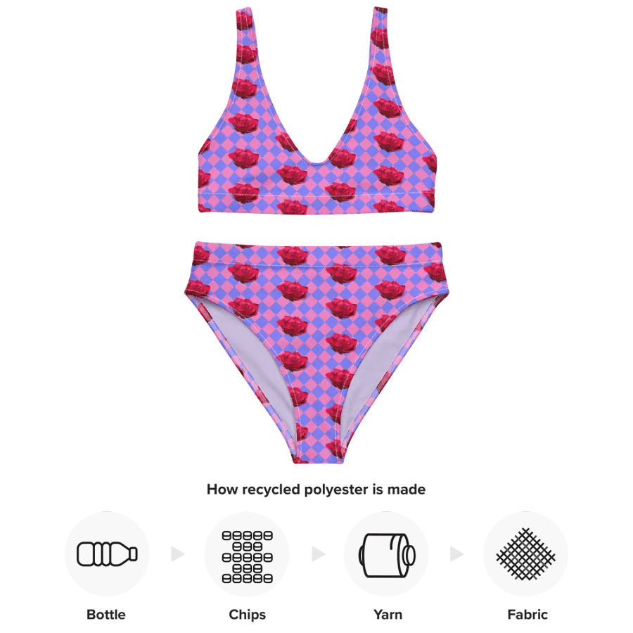 Rosy bikini {melon and periwinkle} product image (9)