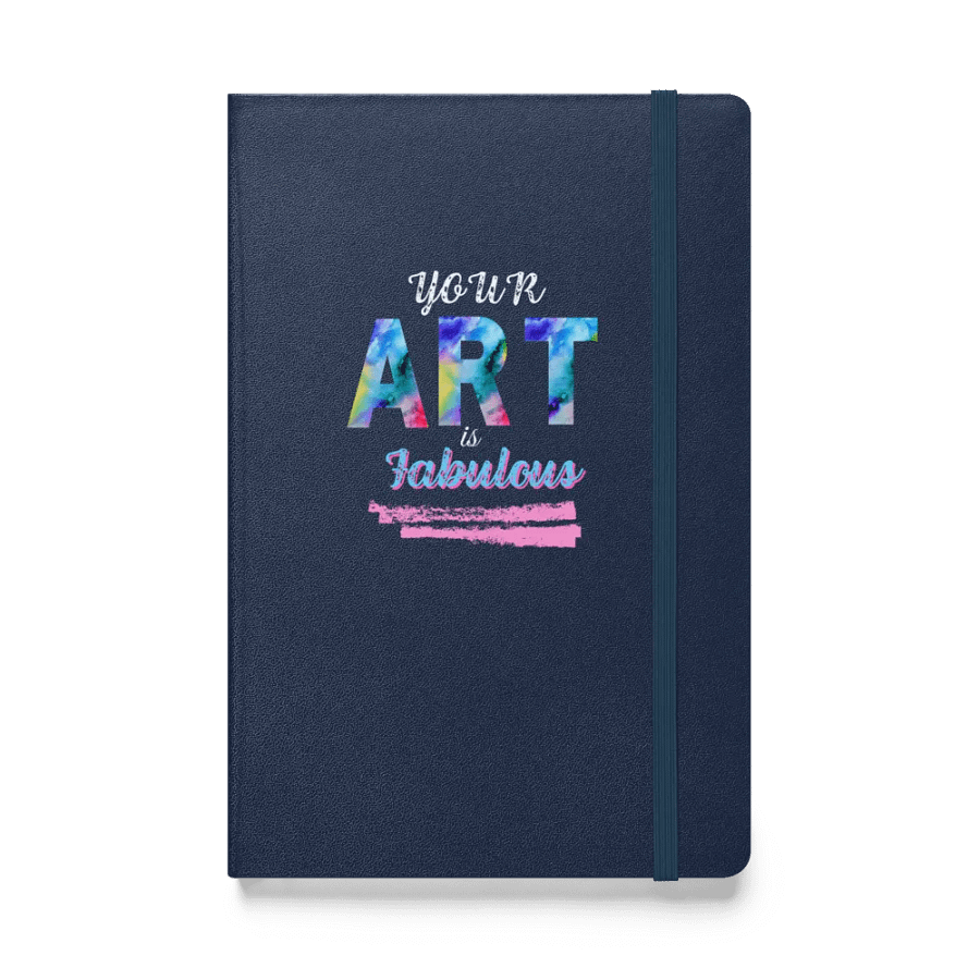 Vibrant Artistic Hardcover Journal for art teachers and art students and arty friends and family product image (1)