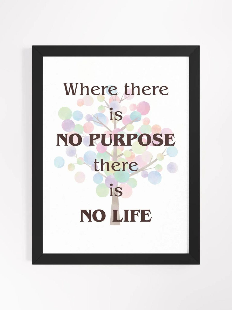 Purposeful Tree of Life Framed Poster product image (1)