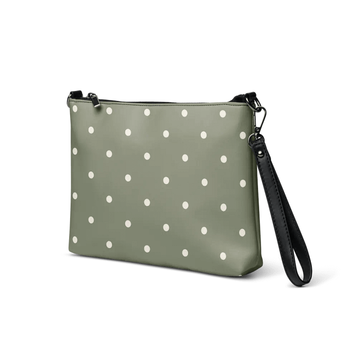 Green with Cream Dots Crossbody Bag product image (2)