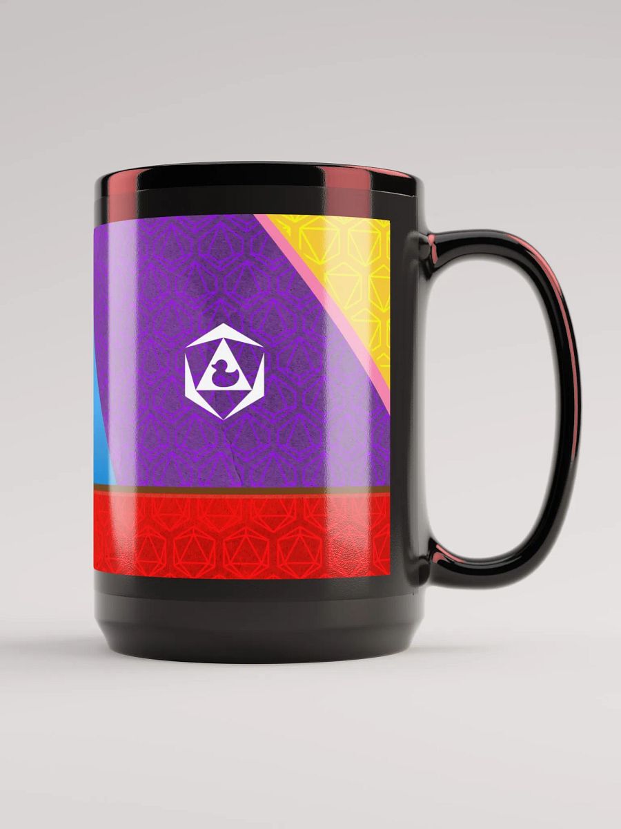 Magnificent PRIDE Pattern - Black Glossy Mug product image (4)