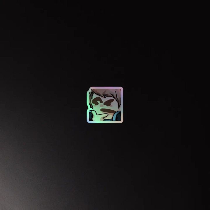 Chaabbz Hmm Holographic Emote Sticker product image (4)