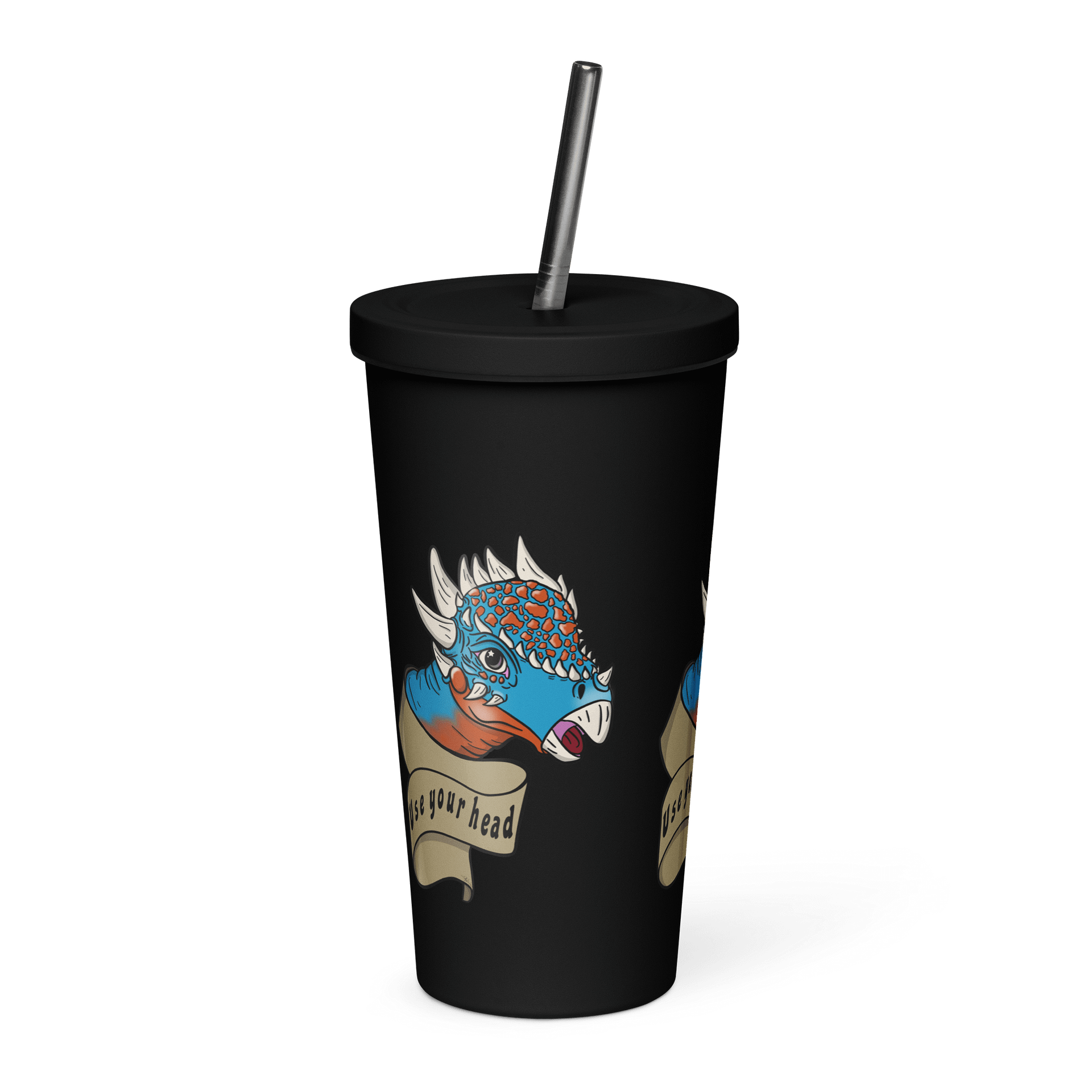 "Use Your Head" Pachycephalosaurus Tumbler product image (4)