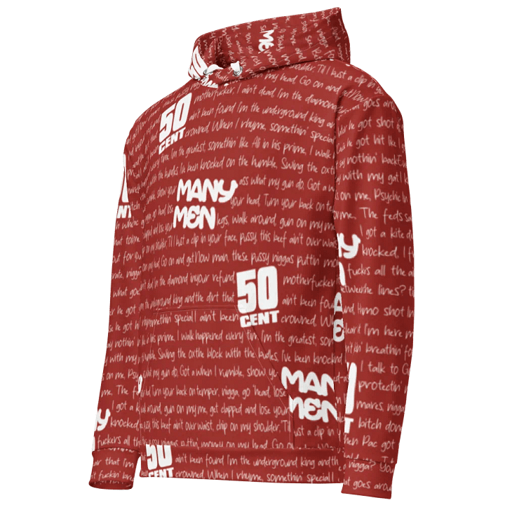 Many Men - 50 Cent - RED - Unisex Hoodie product image (1)