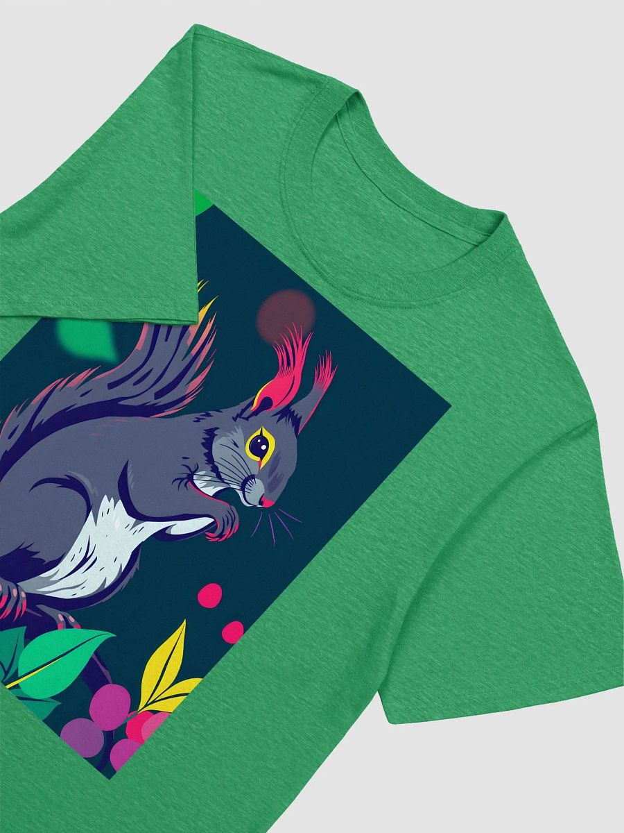 Vibrant Squirrel Illustration Unisex T-Shirt product image (3)