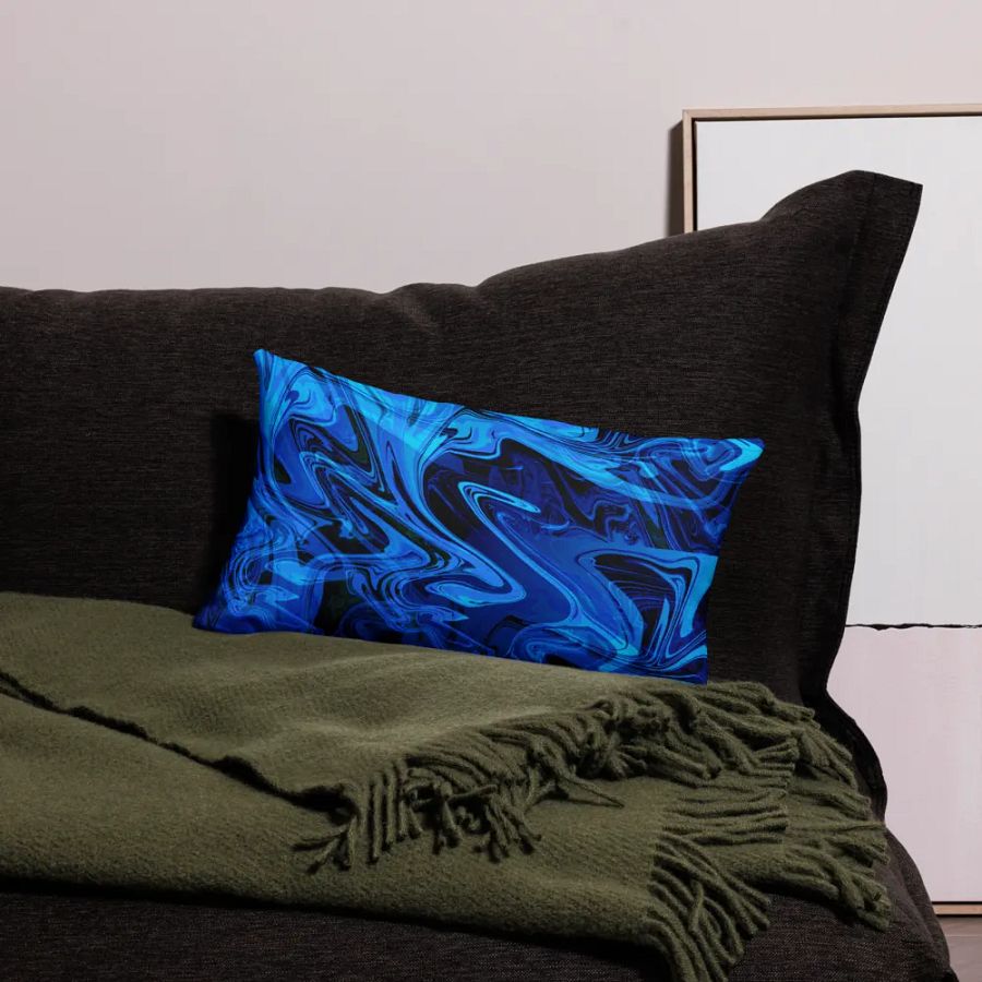 Azure Wave All-Over Pillow Case product image (24)