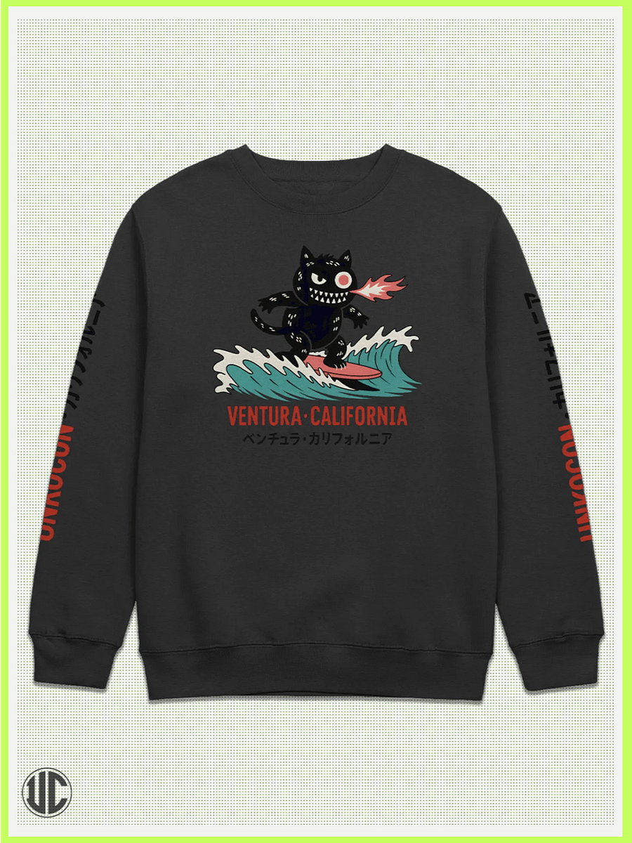 UnkoCon - Ventura CA Surfer Crew Neck Sweatshirt product image (1)