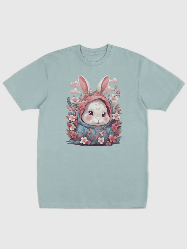 Kawaii Floral Bunny Hoodie Tee product image (2)