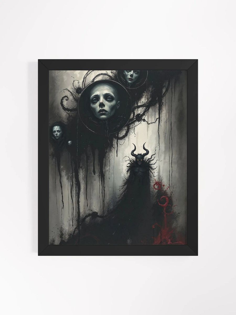 Ethereal Faces Framed Print product image (21)