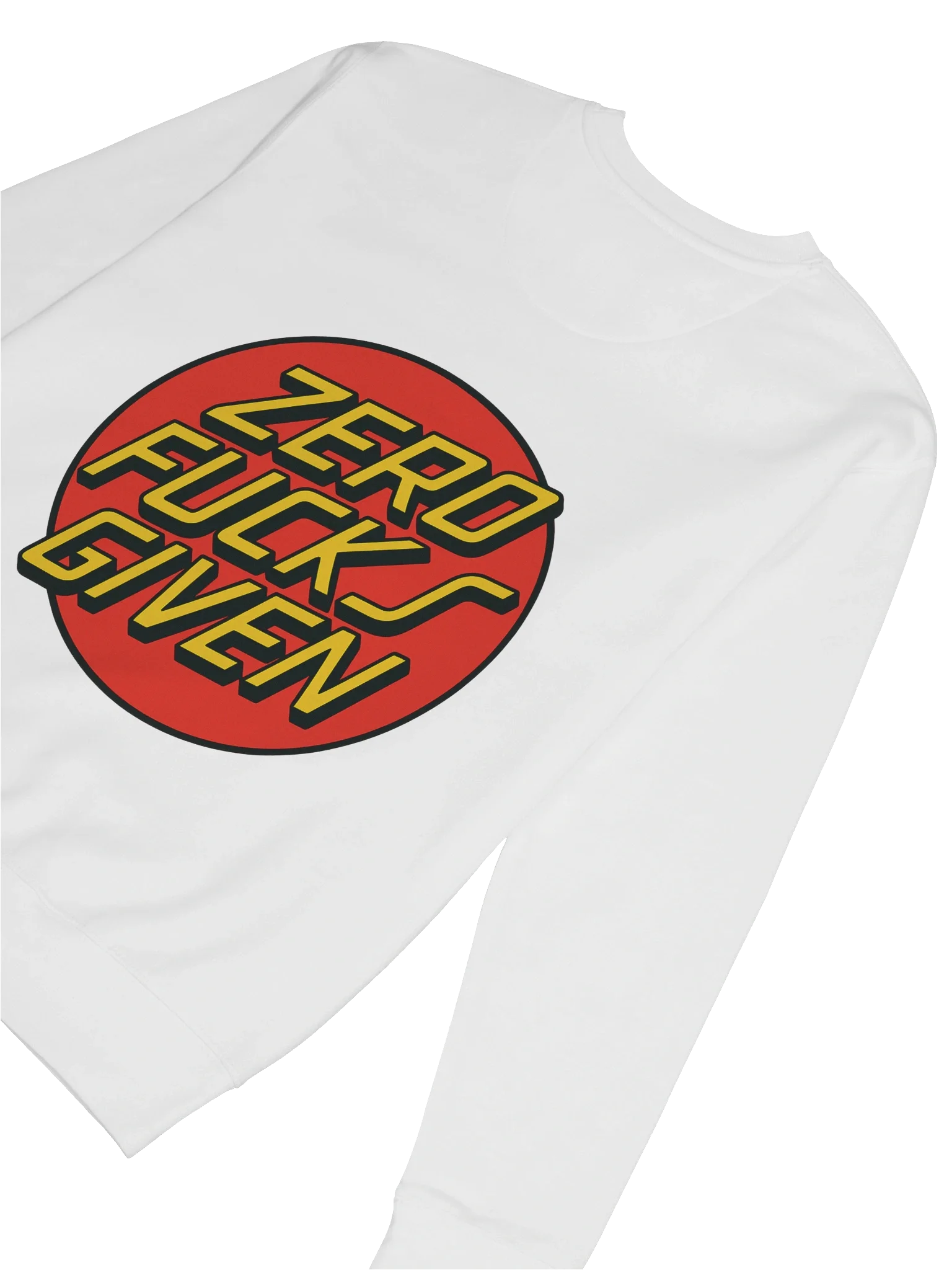 ZERO F*S GIVEN – Bold Skate Logo Parody** product image (8)