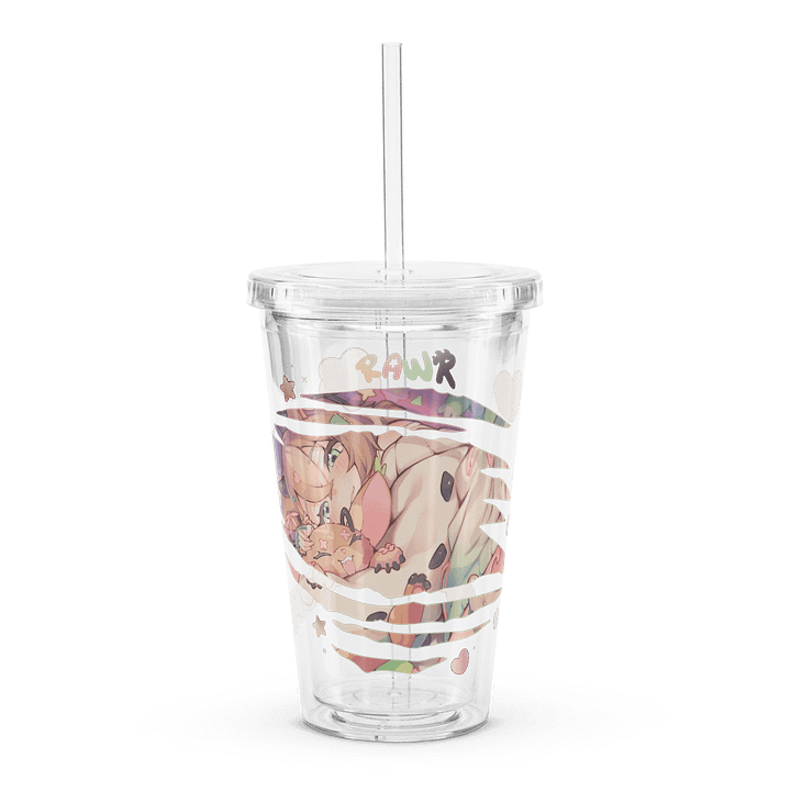 2.0 Double Wall Clear Plastic Tumbler product image (1)