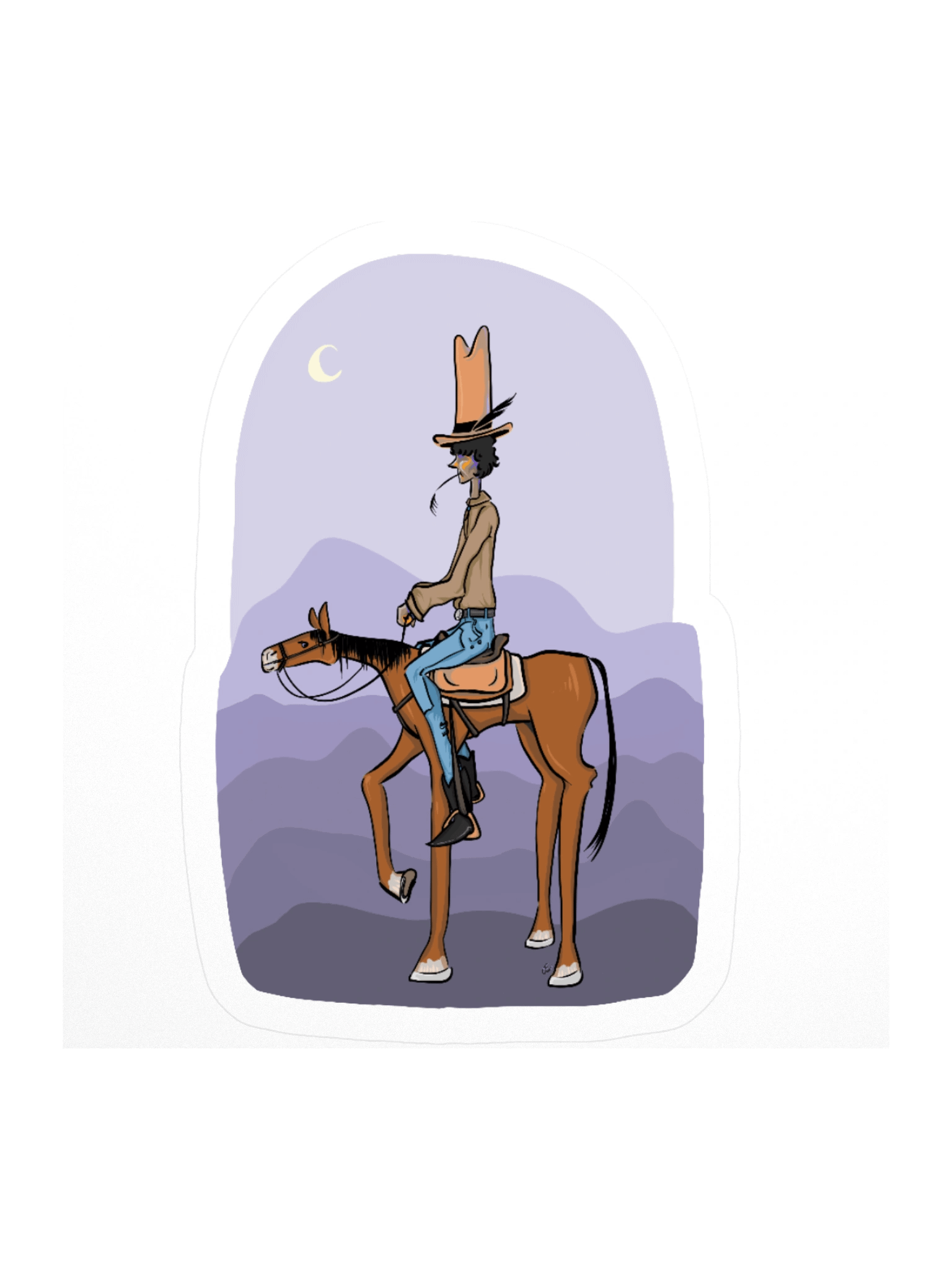 Tall Boy Sticker product image (1)