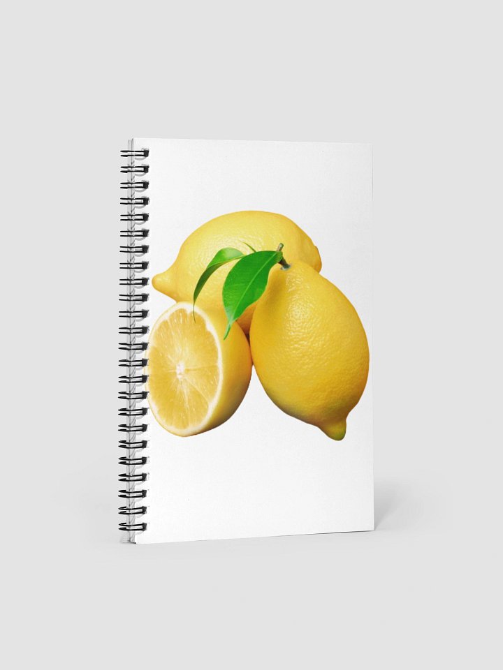 Zesty Lemon Delight Spiral Notebook product image (1)