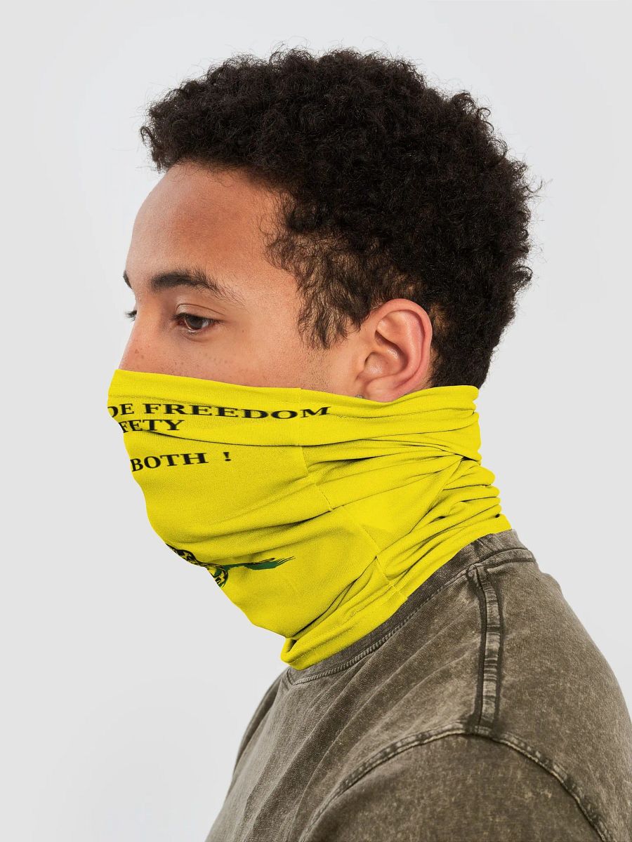 NECK GAITER - WHEN WE TRADE FREEDOM FOR SAFETY WE LOSE BOTH ! product image (3)