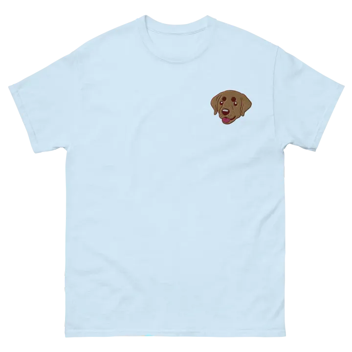Brown Labrador retriever Dog Embroidered T-Shirt product image (2)