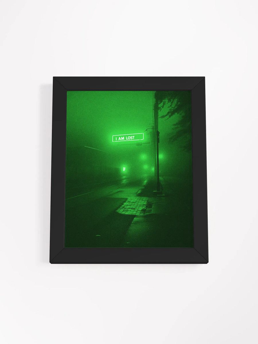 "I am lost" Framed Poster product image (9)