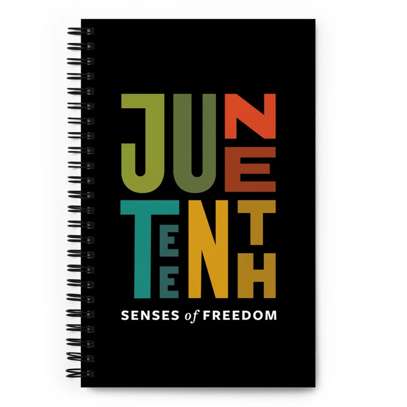 Juneteenth Spiral Notebook Image 1