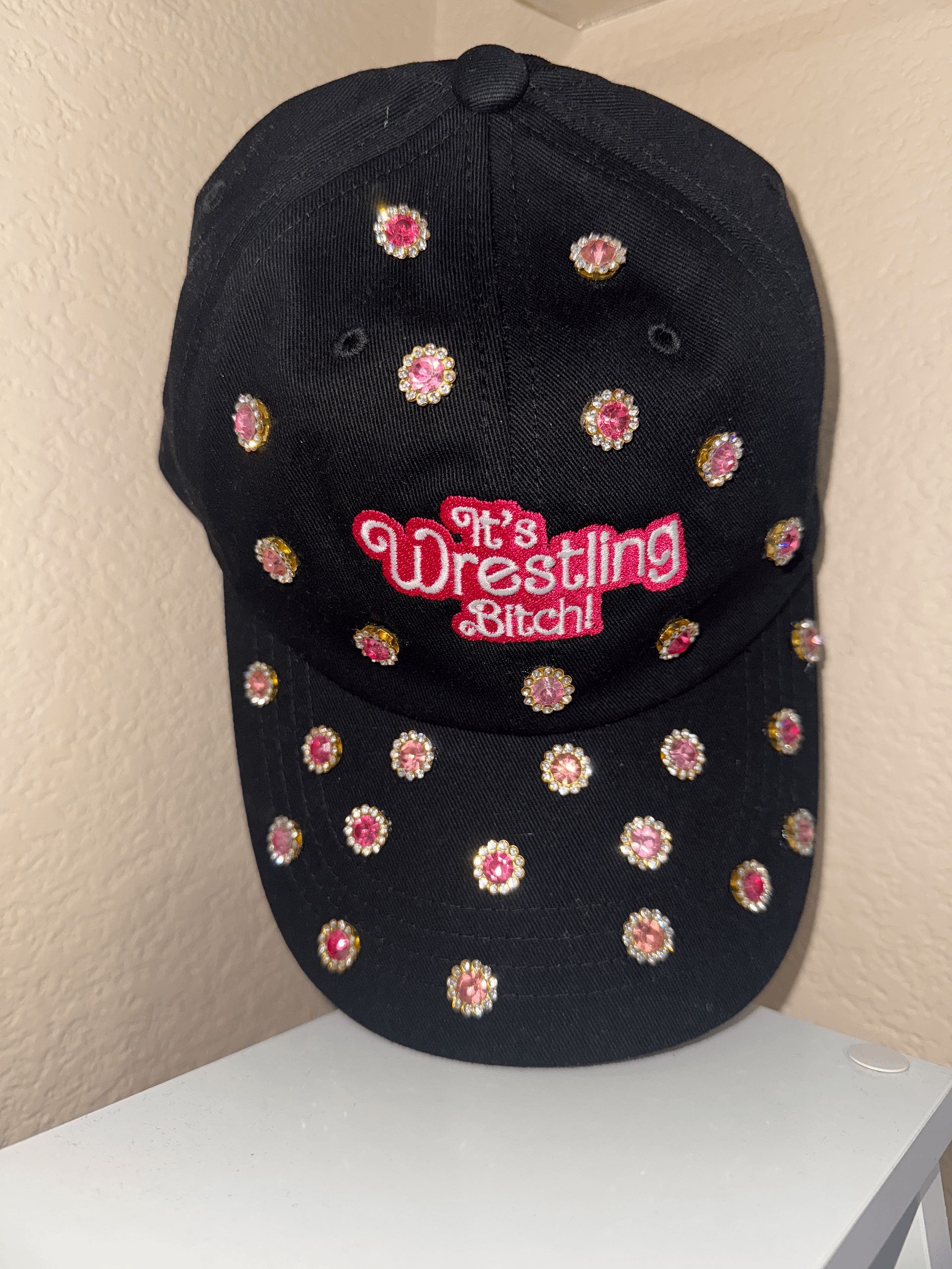 It's Wrestling Bitches Rhinestoned Dad Hat product image (1)