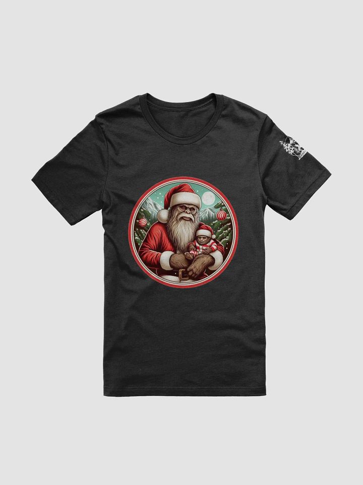 SANTA BIGFOOT AND HIS LITTLE HELPER T-SHIRT product image (1)