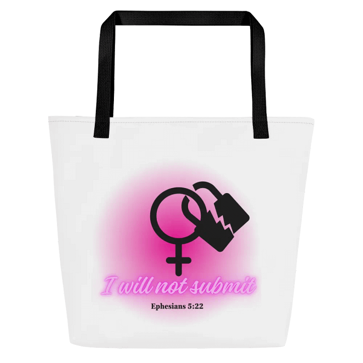 I Will Not Submit Tote product image (1)