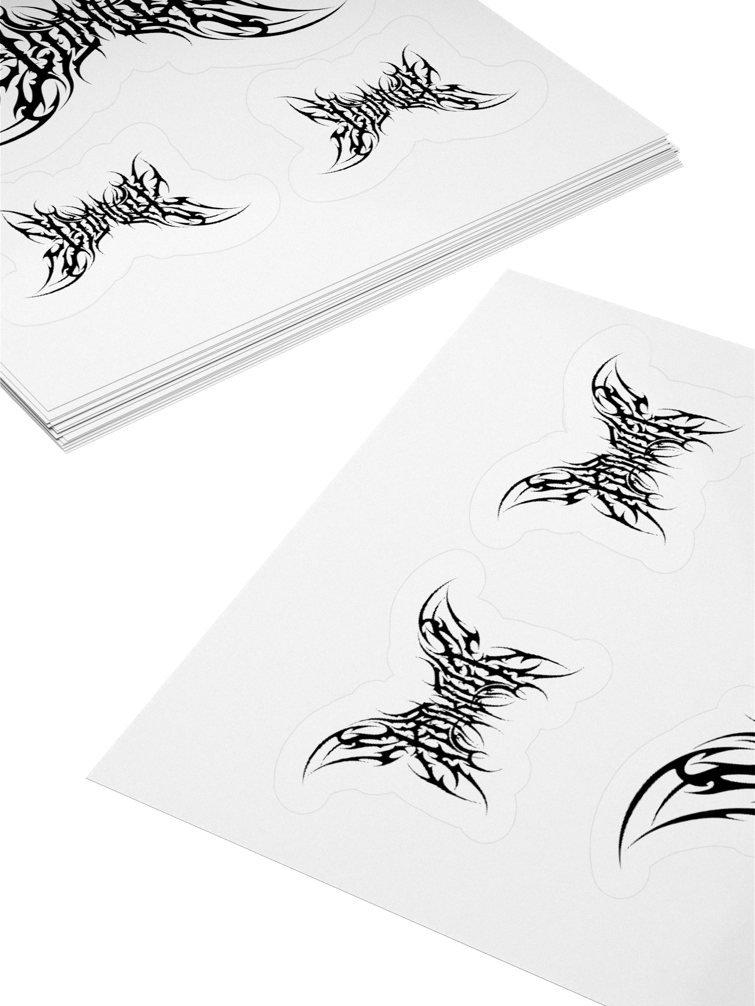 Kat Kult Stickers (Black) product image (11)