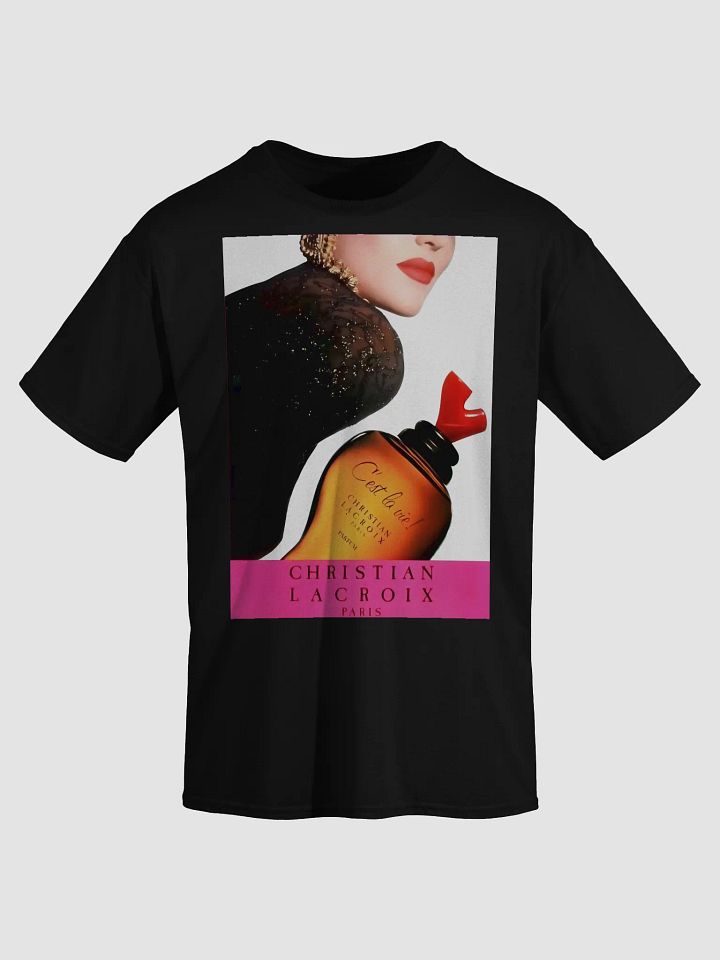 C'EST LA VIE Black Short Sleeve T-Shirt product image (1)