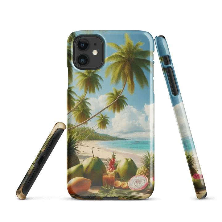 Tropical Fruit Paradise iPhone® Snap Case | Ai Design product image (2)