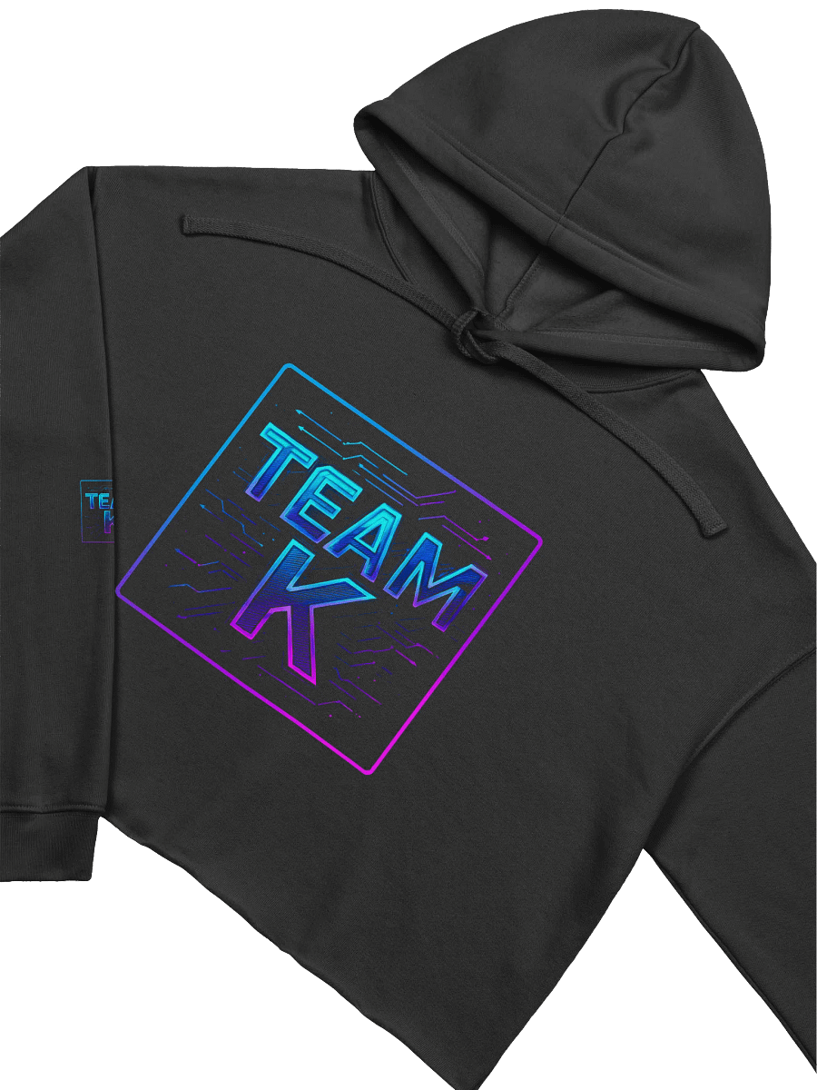 Team K V-11 Crop Hoodie product image (3)