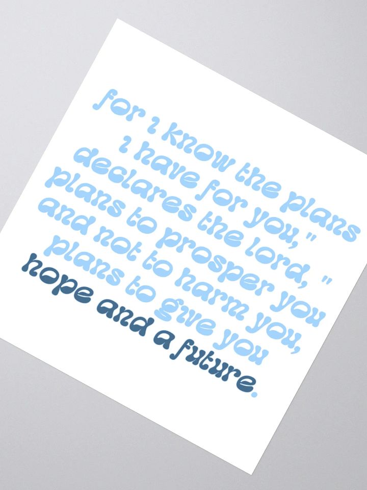 God's Plan Stickers product image (2)