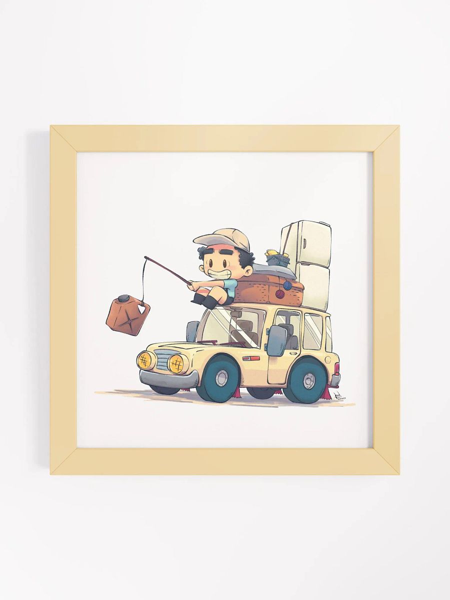 Go Go My Car | Frame Matte Poster product image (10)