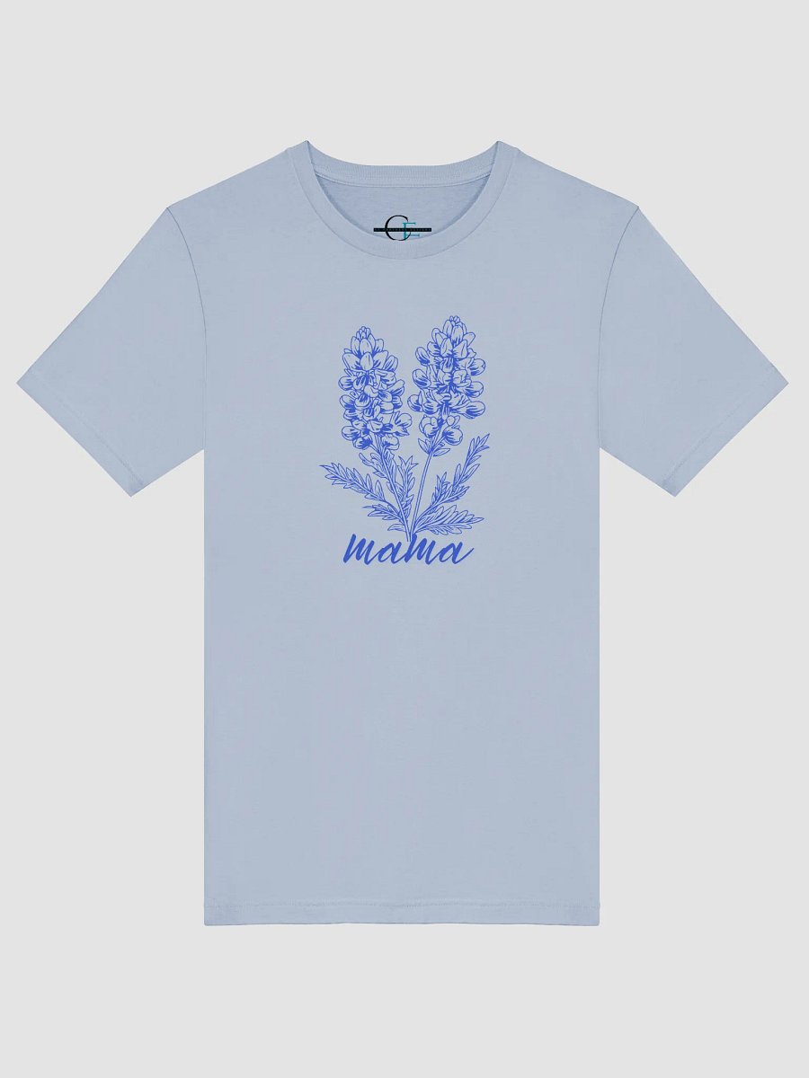 Texas Mama Bluebonnet Tee | Bella+Canvas Unisex Shirt | Line Art Floral Design product image (38)