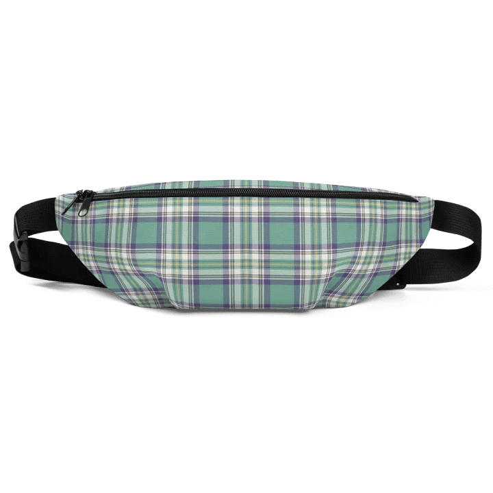 Light Green, Purple, and Yellow Plaid Fanny Pack product image (2)