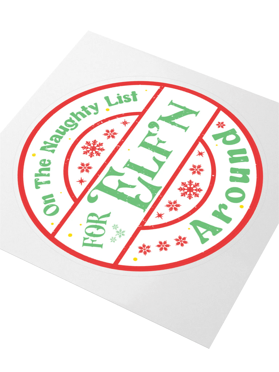 Naughty List Festive Stickers product image (8)