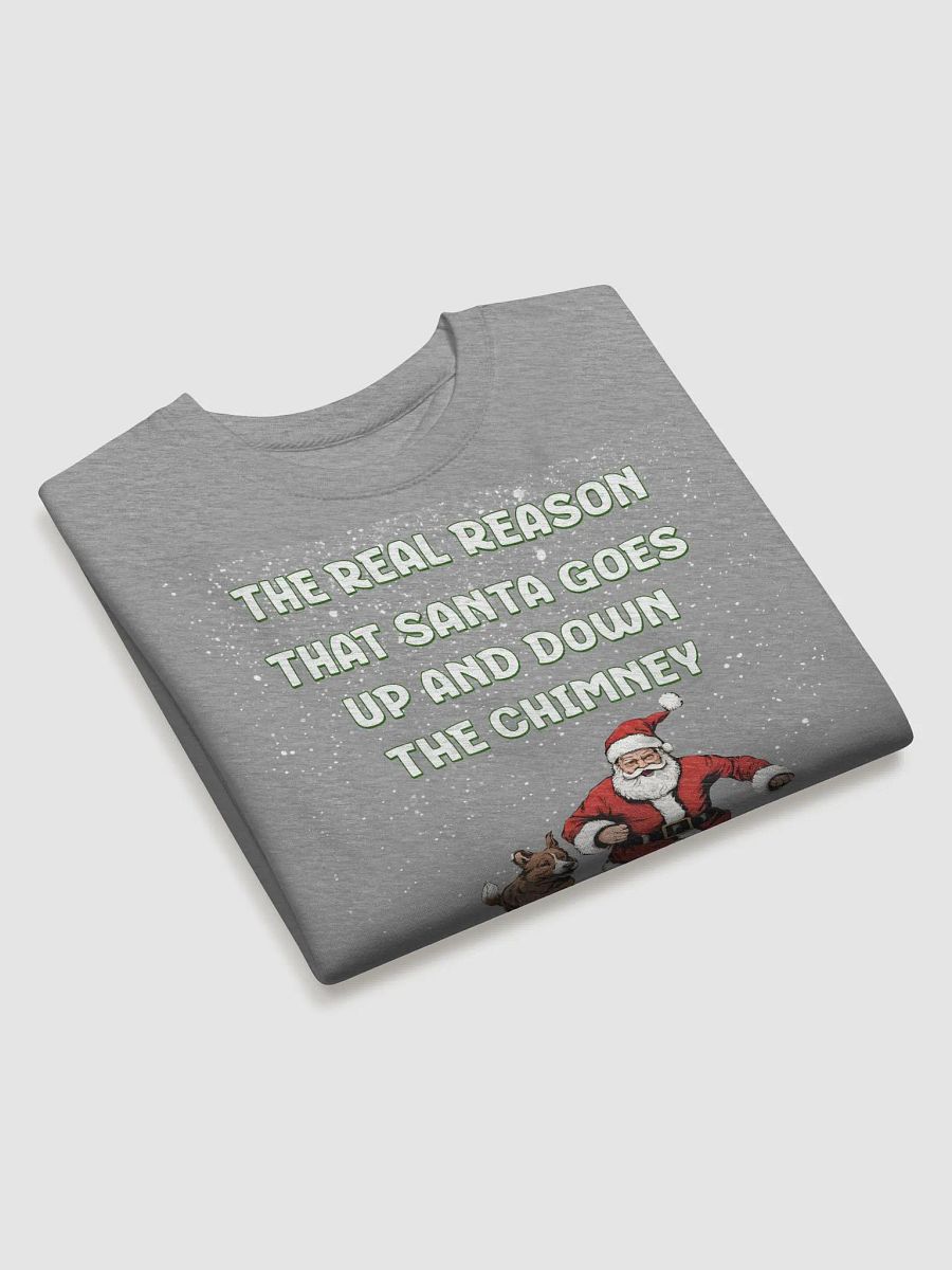The Real Reason That Santa Use The Chimney Sweatshirt product image (15)