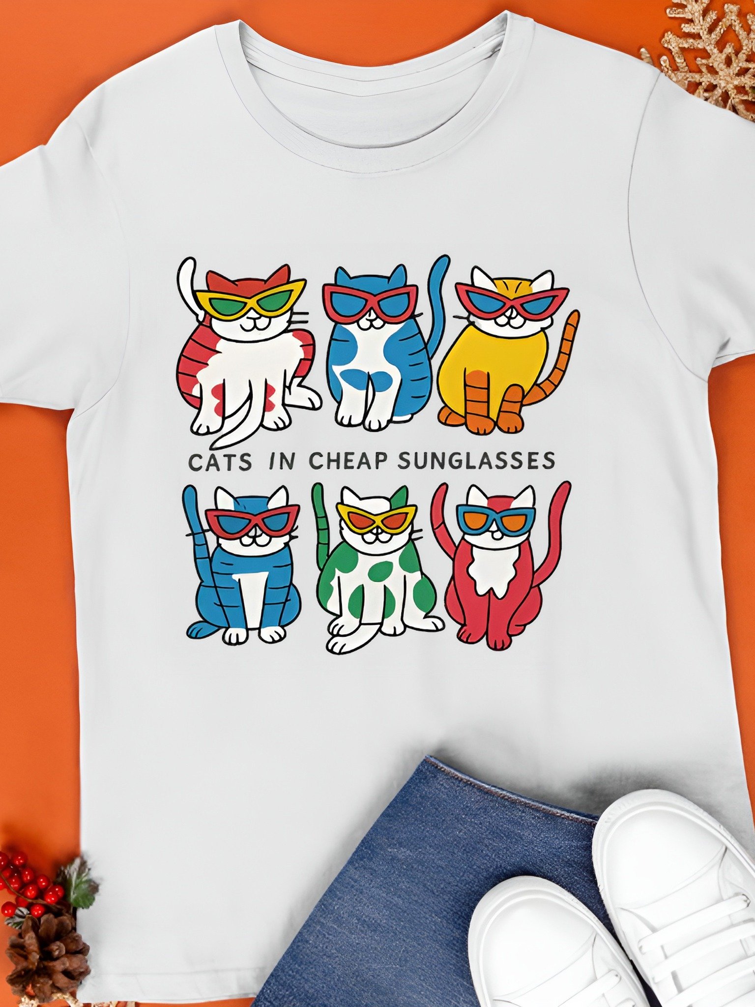 Cats In Cheap Sunglasses Shirt product image (1)