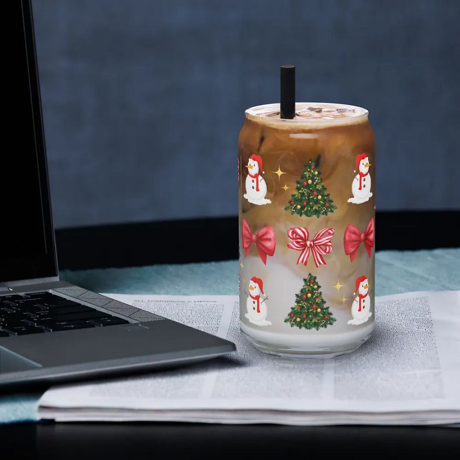 Festive Cheers Can-Shaped Glass product image (33)