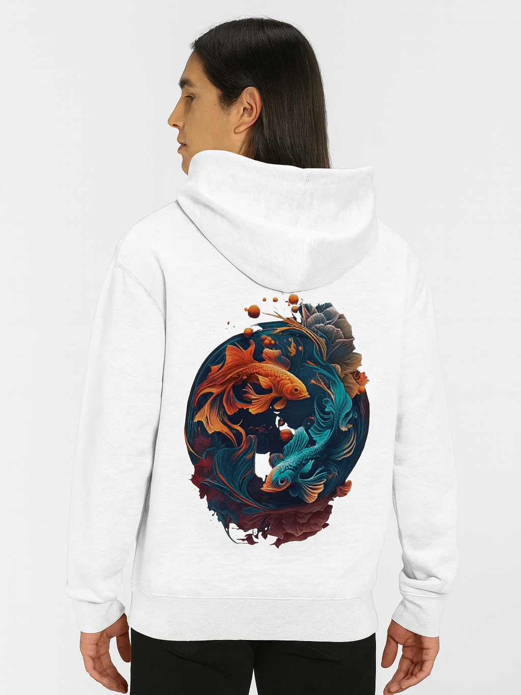 Harmonious Fish Dance Unisex Hoodie product image (1)
