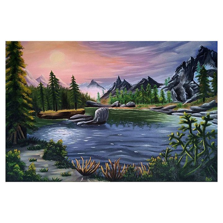 "Lake Ilinalta" - Fine Art Print product image (1)