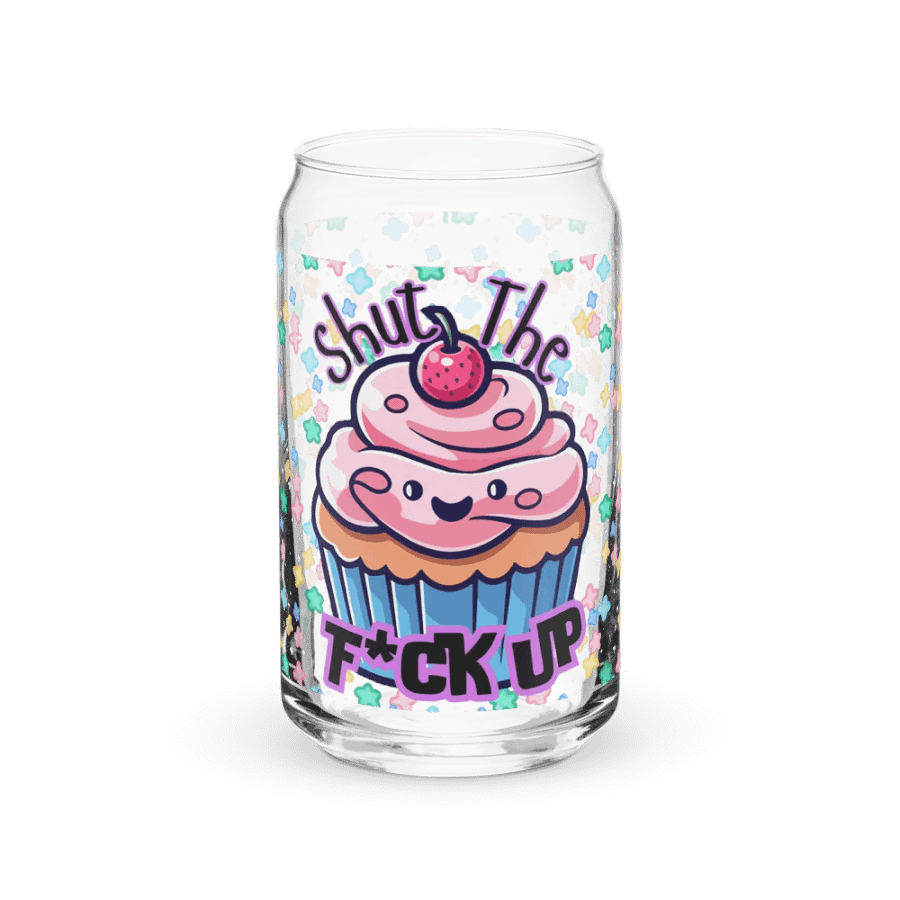 Sassy Cupcake Can Glass product image (2)