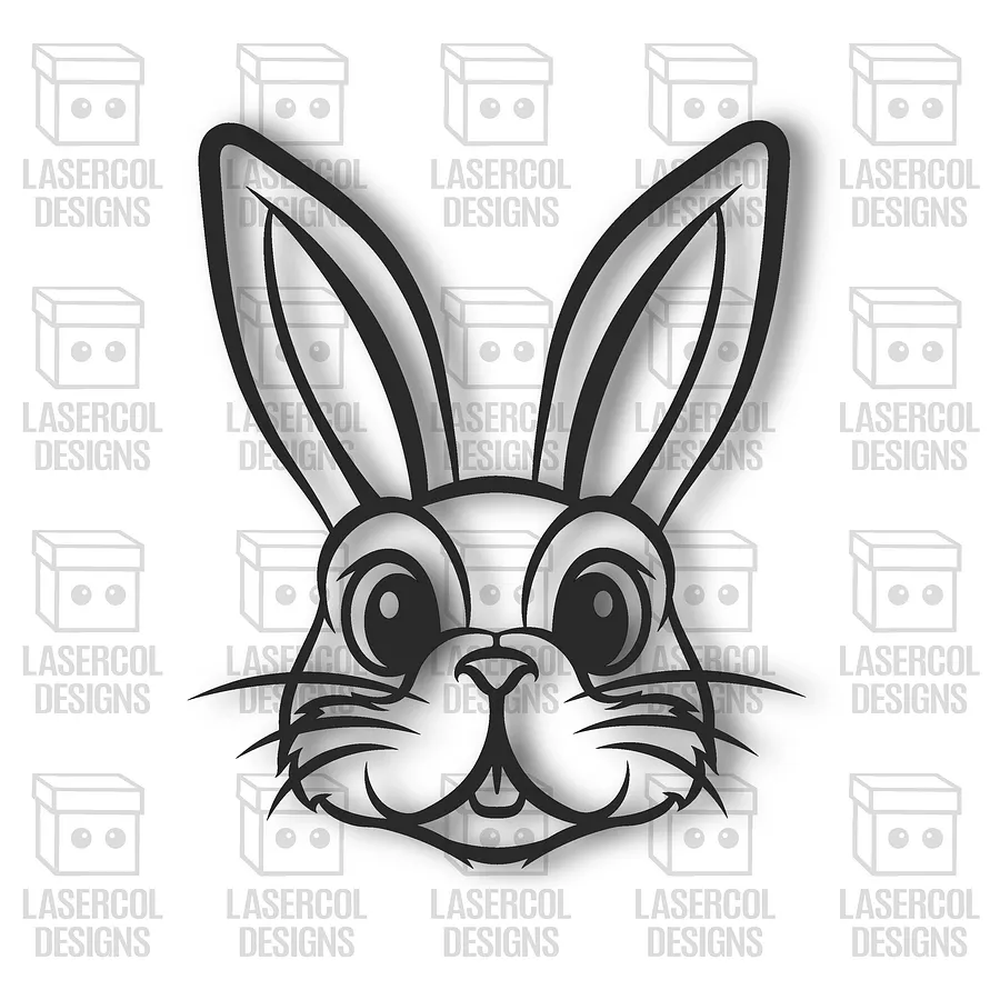 Cute Fox and Bunny Wall Art - Laser Cut Files product image (3)