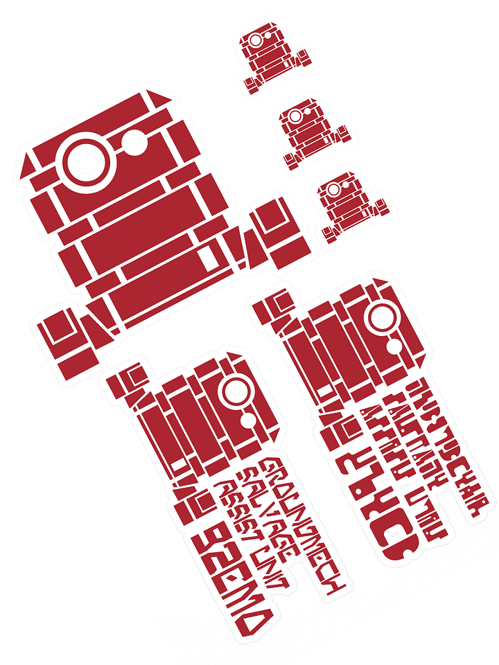 B2EMO Sticker Sheet product image (1)