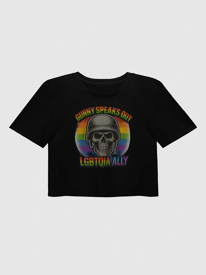 Rainbow Skull LGBTQIA Crop Top product image (4)