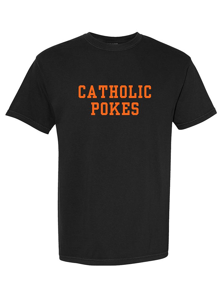 Catholic Pokes - Black T-Shirt product image (1)