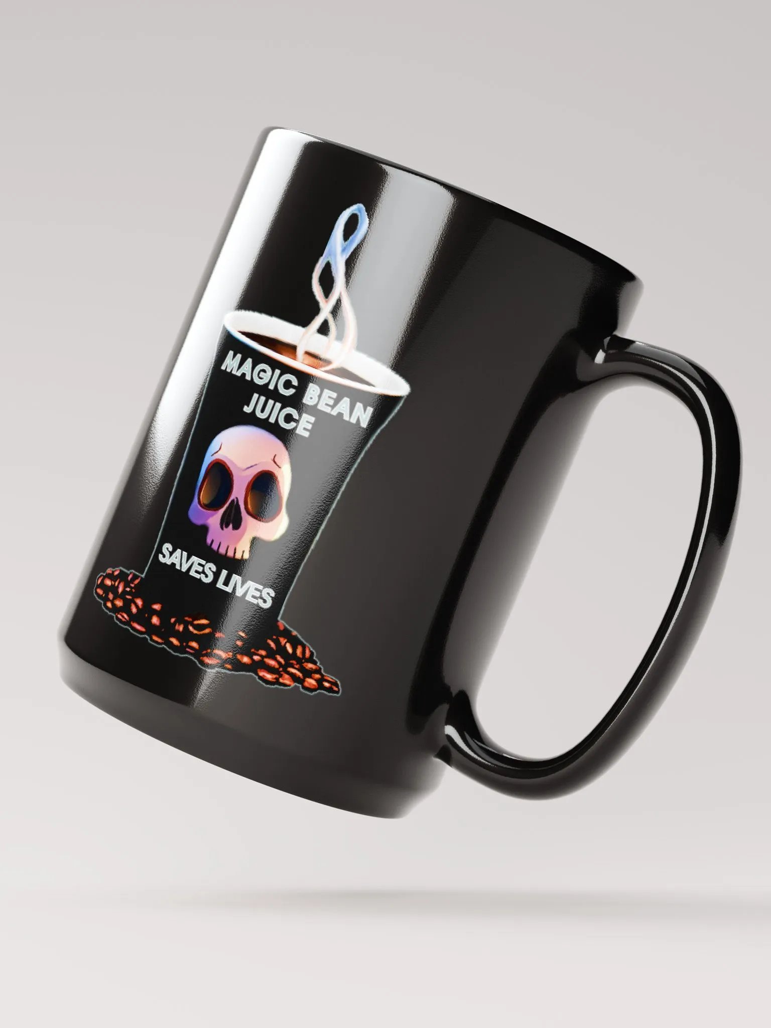 Magic Beans 15oz Mug Black product image (2)