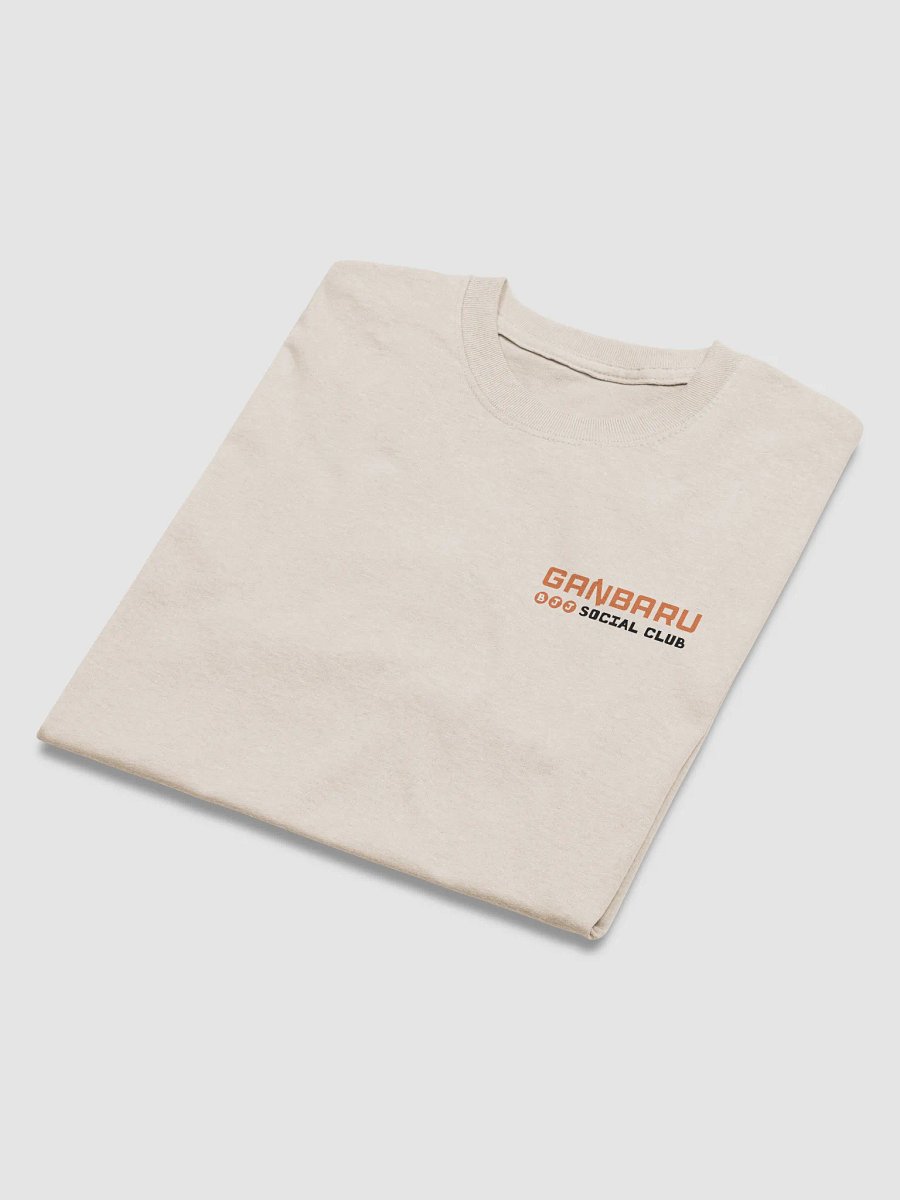 Ganbaru BJJ Social Club Tee ( Orange Logo ) product image (22)