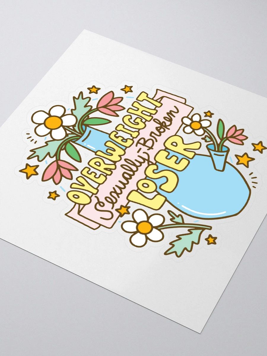 Overweight Sexually Broken Loser (420 version) sticker product image (3)